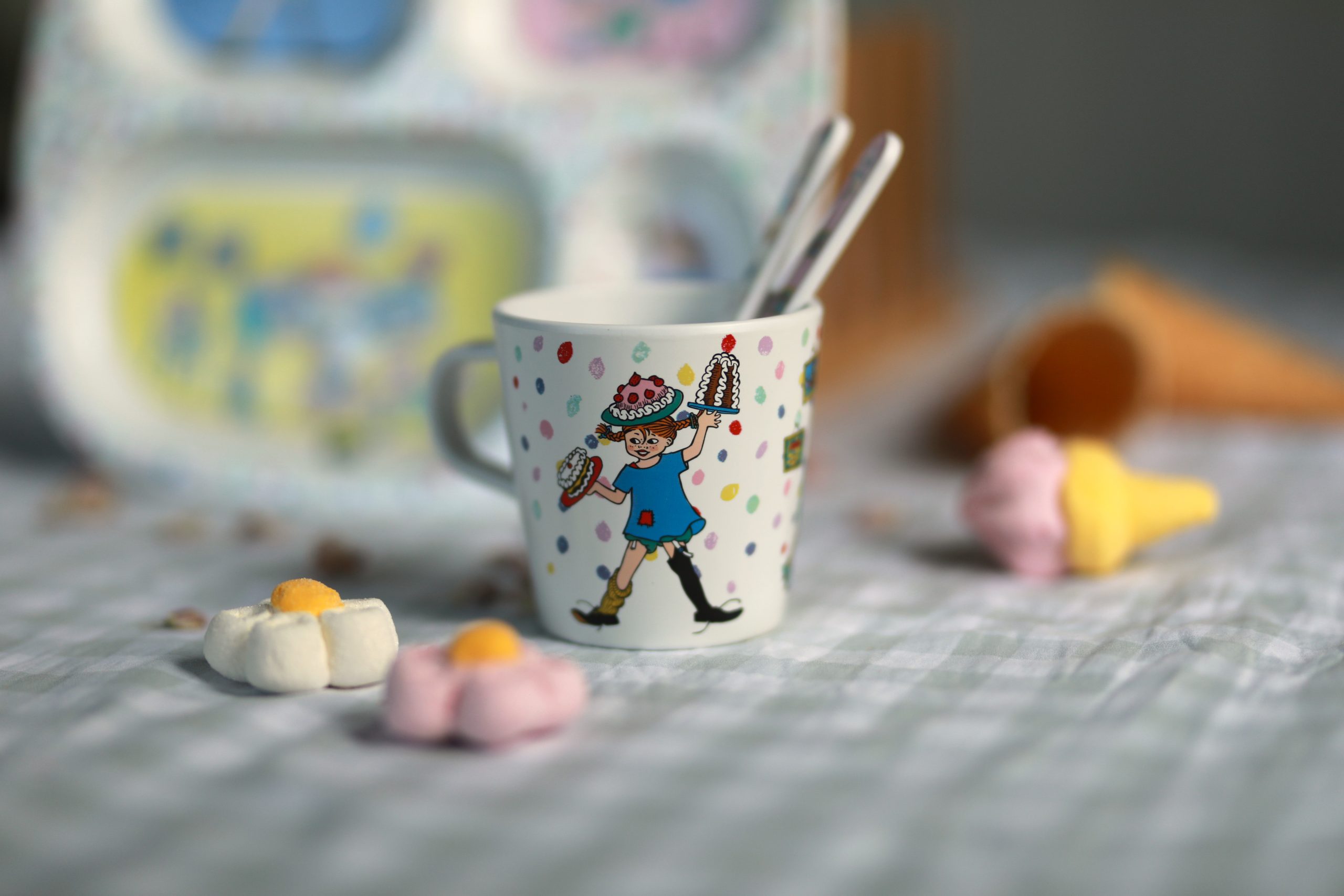 Pippi Födelsedag, Mugg med Handtag - 3