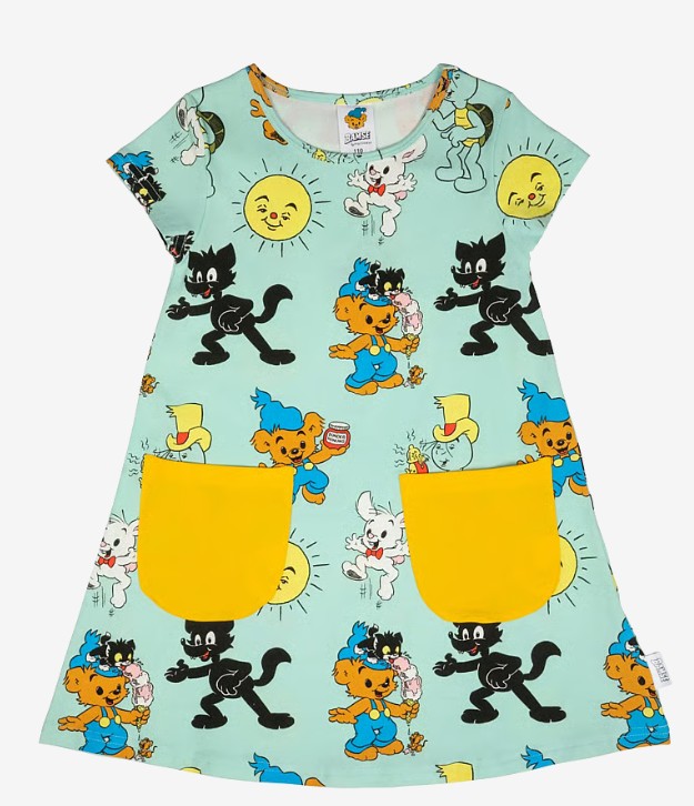 Klänning Bamse Kompisar - Mint - 2