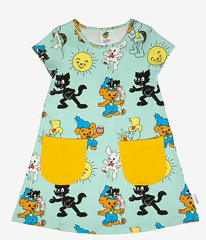 Klänning Bamse Kompisar - Mint