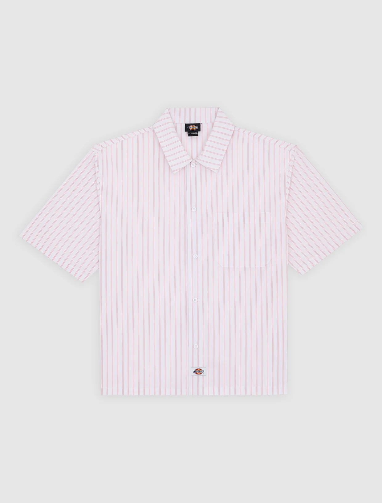 Dickies Venedocia Kortärmad Randig Skjorta  White - 6