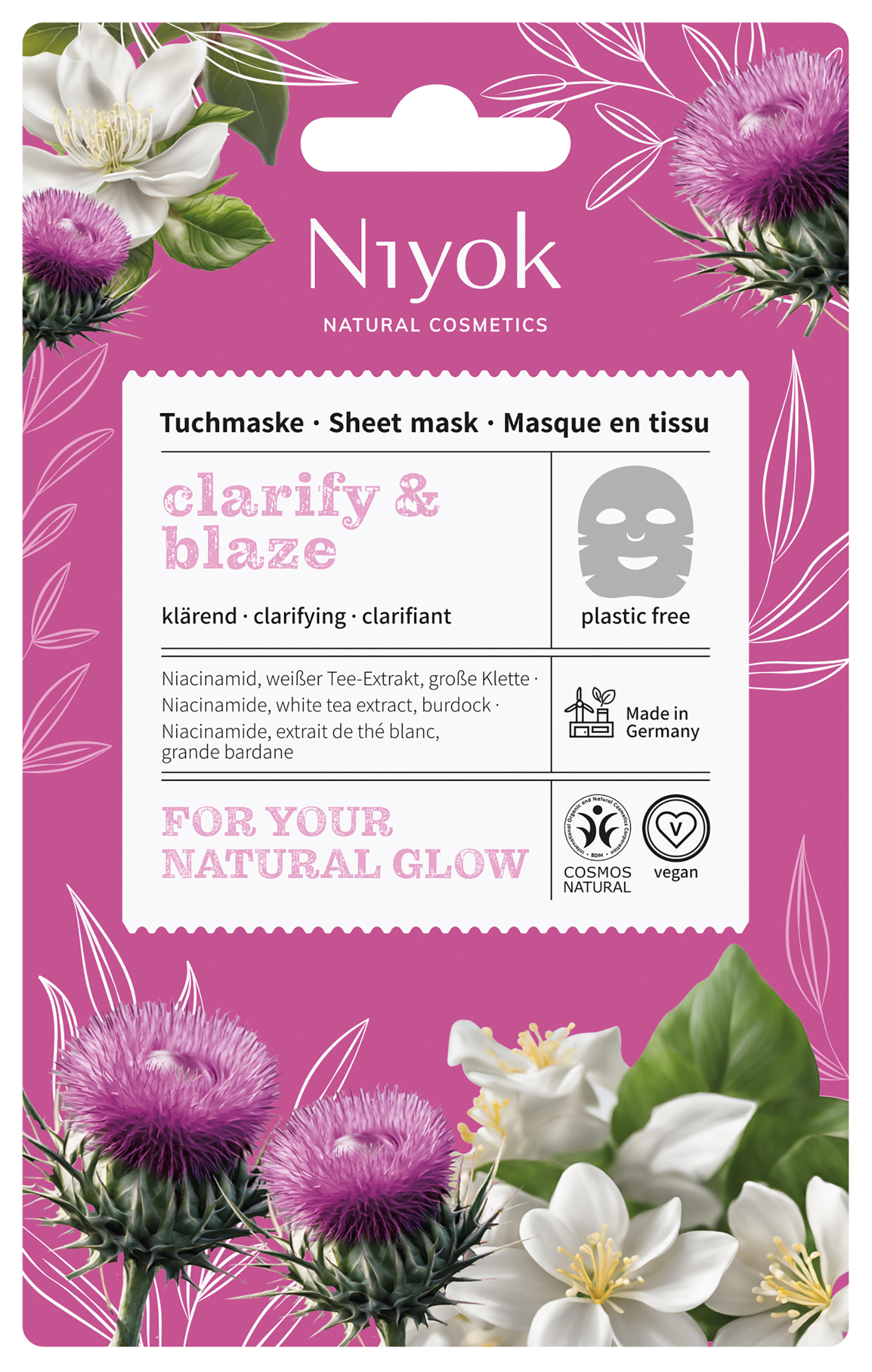 Niyok Clarifying Sheet Mask  - Clarify & Blaze
