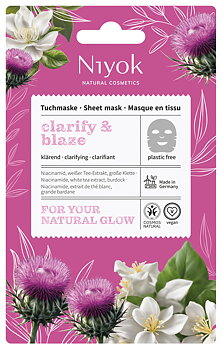 Niyok Clarifying Sheet Mask  - Clarify & Blaze