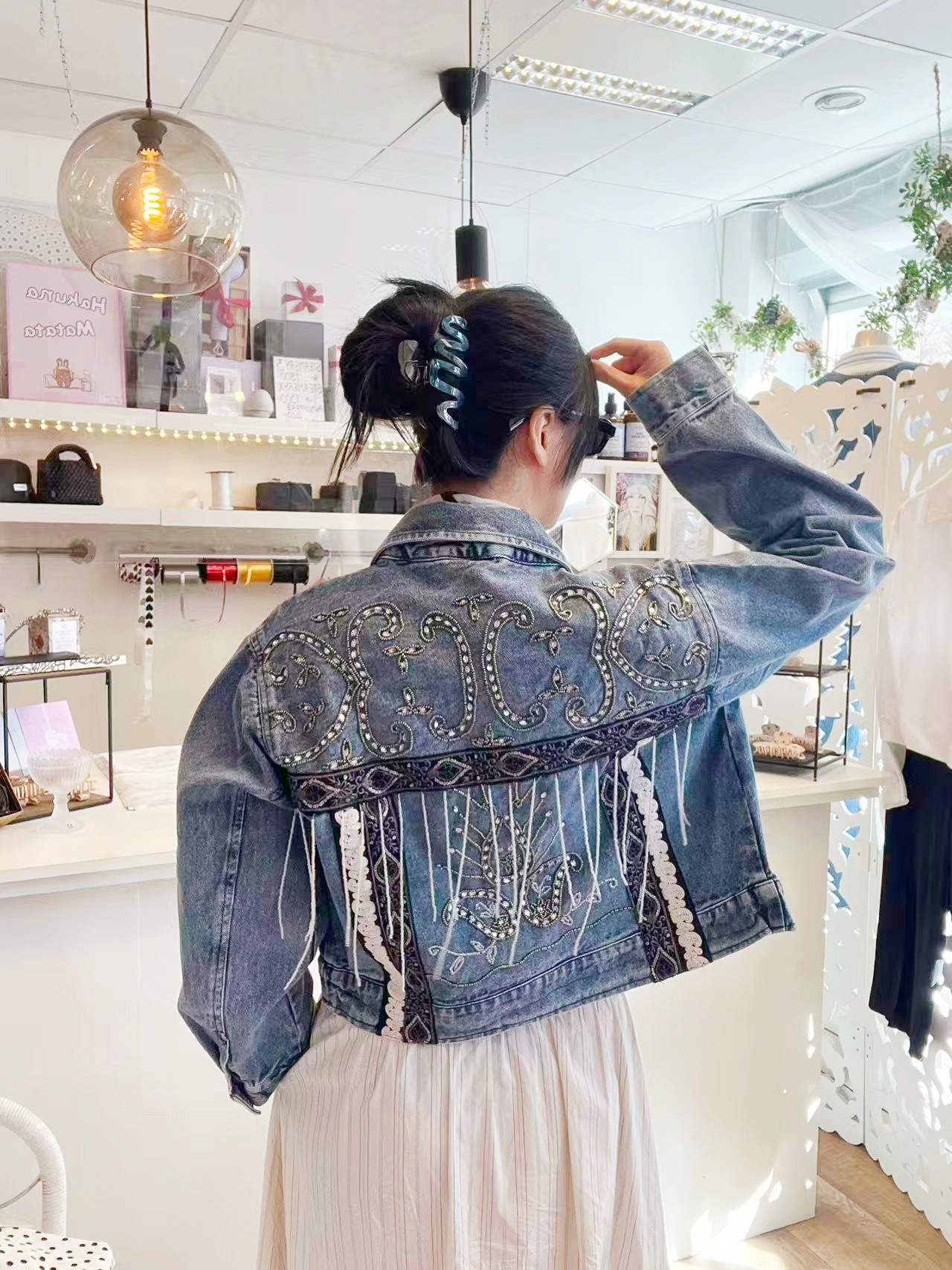 YAS Vision Denim Jacket - 5