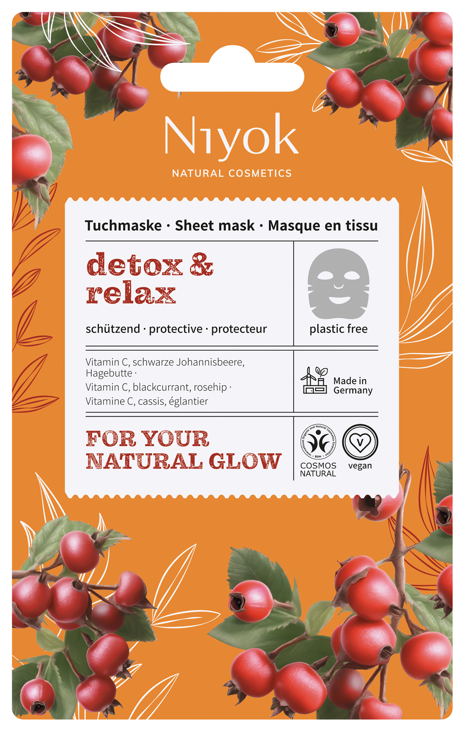 Niyok Protective Sheet Mask - Ansiktsmask som skyddar och lugnar