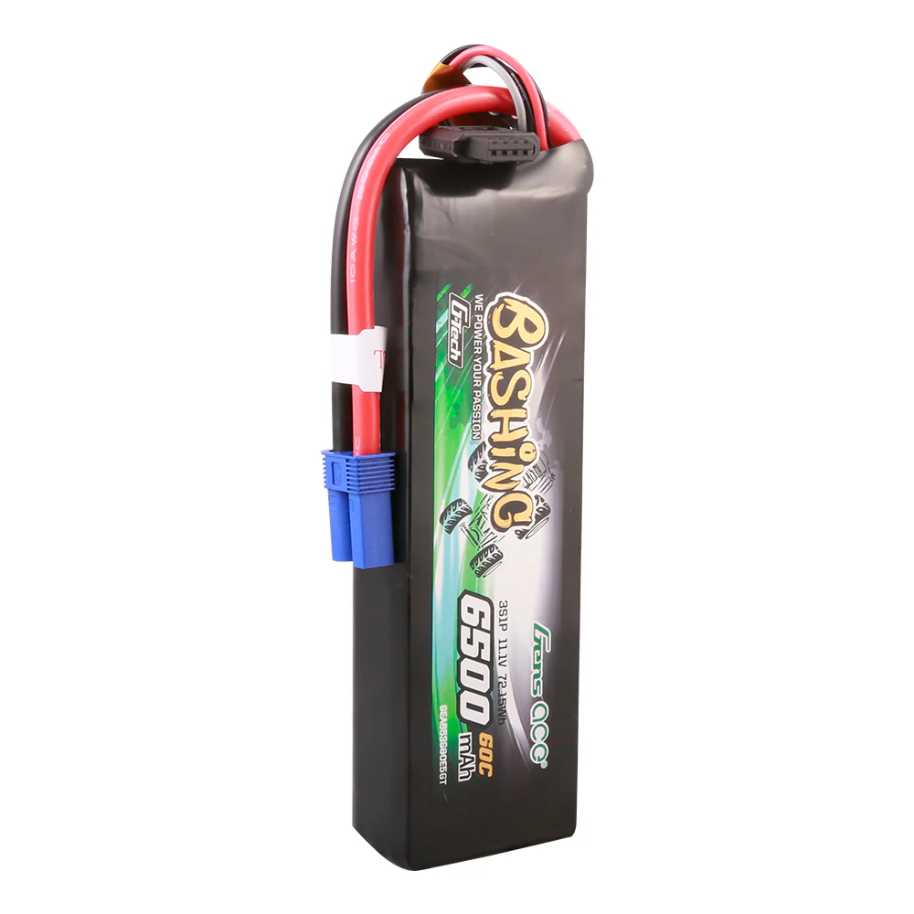 GensAce GEA653S60E5GT G-Tech 6500mAh 11.1V 60C 3S Lipo Battery Pack with EC5-Bashing Series - 4