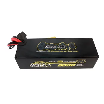 GensAce GEA8K4S10E5GT G-Tech 8000mAh 14.8V 100C 4S2P Lipo Battery Pack with EC5-Bashing Series
