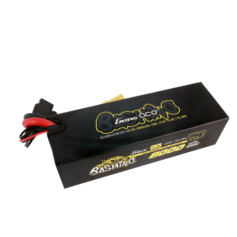 GensAce GEA8K4S10E5GT G-Tech 8000mAh 14.8V 100C 4S2P Lipo Battery Pack with EC5-Bashing Series - 2