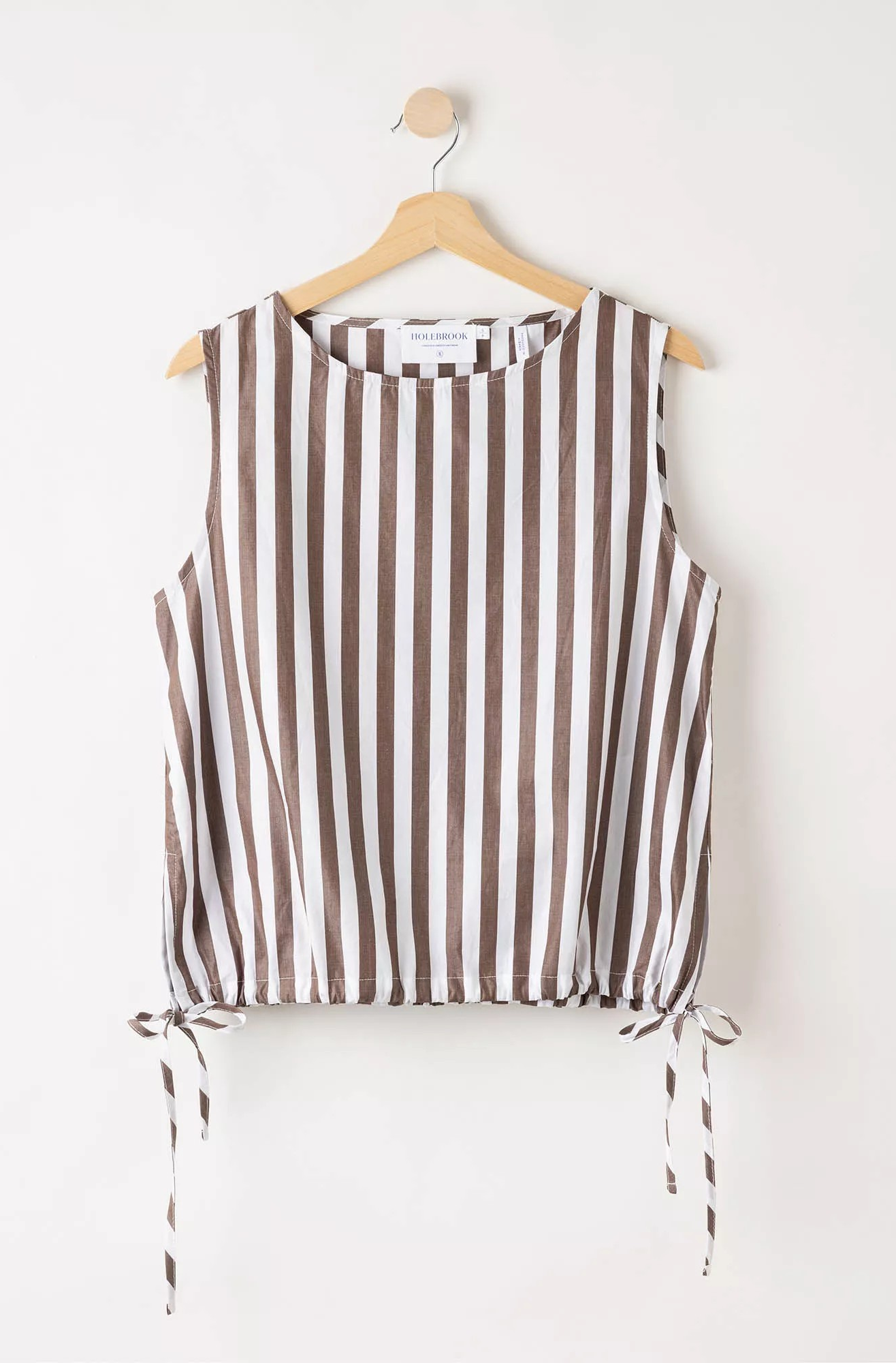 Marie Top - Dark Brown / White - Holebrook - 4