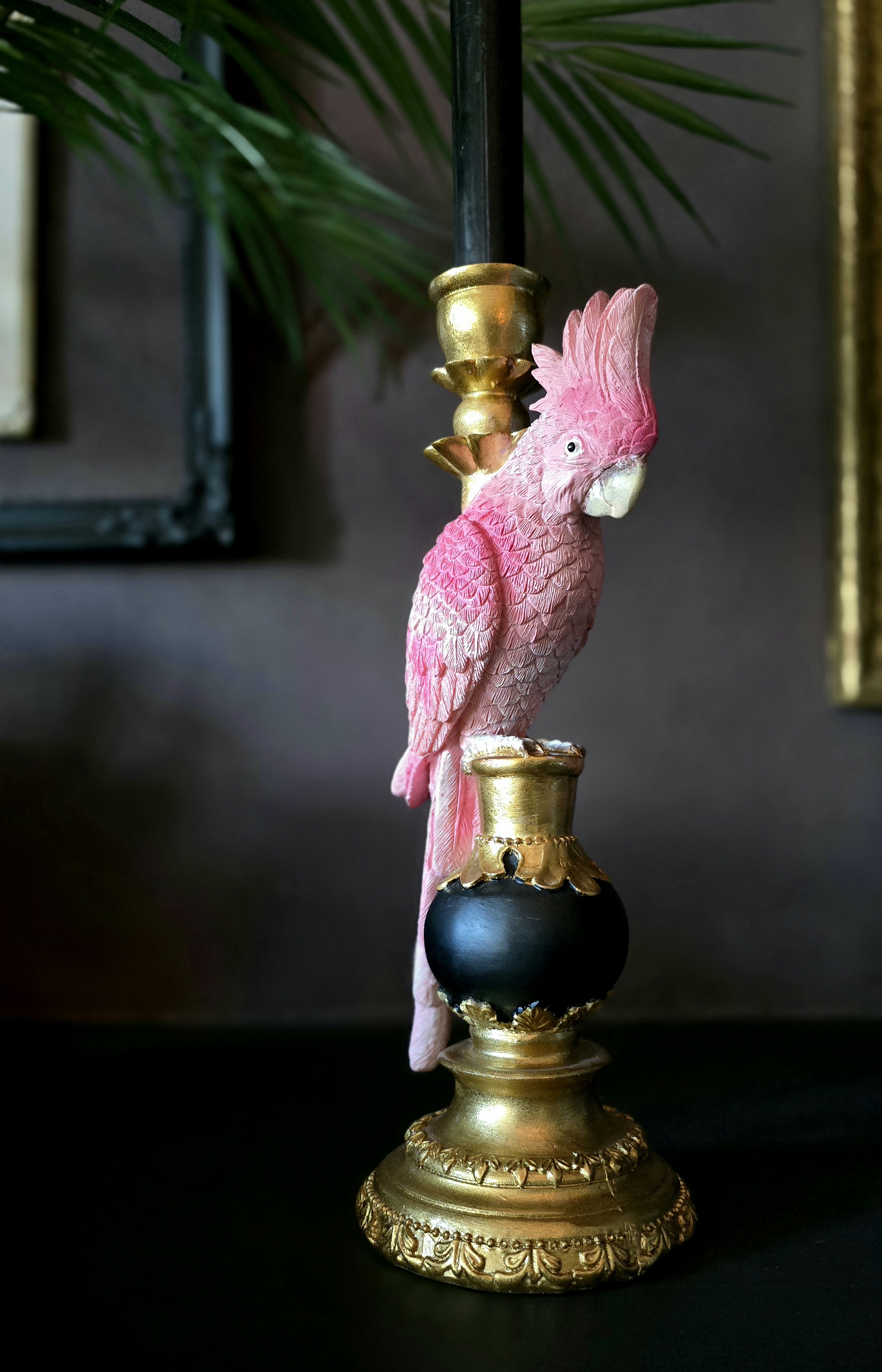 Ljusstake - Pink Kakadua - 3