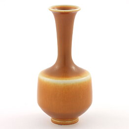Berndt Friberg (1965) Unique Brown Haresfur Vase 18 cm