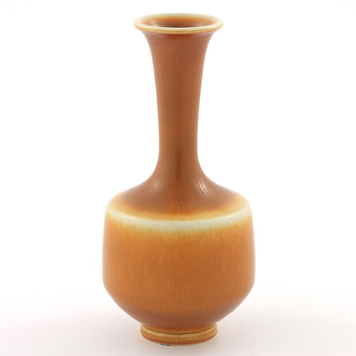 Berndt Friberg (1965) Unique Brown Haresfur Vase 18 cm