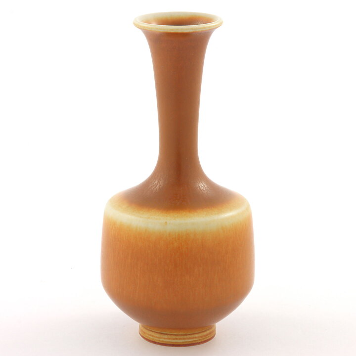 Berndt Friberg (1965) Unique Brown Haresfur Vase 18 cm