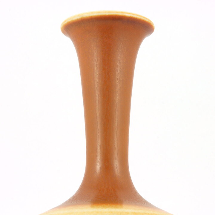 Berndt Friberg (1965) Unique Brown Haresfur Vase 18 cm