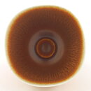 Berndt Friberg (1958) Unique Golden Brown Haresfur Bowl 7 cm