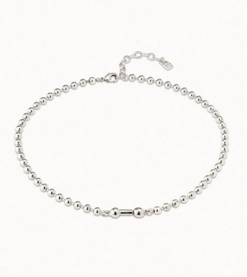 Halsband sterling silver plätering