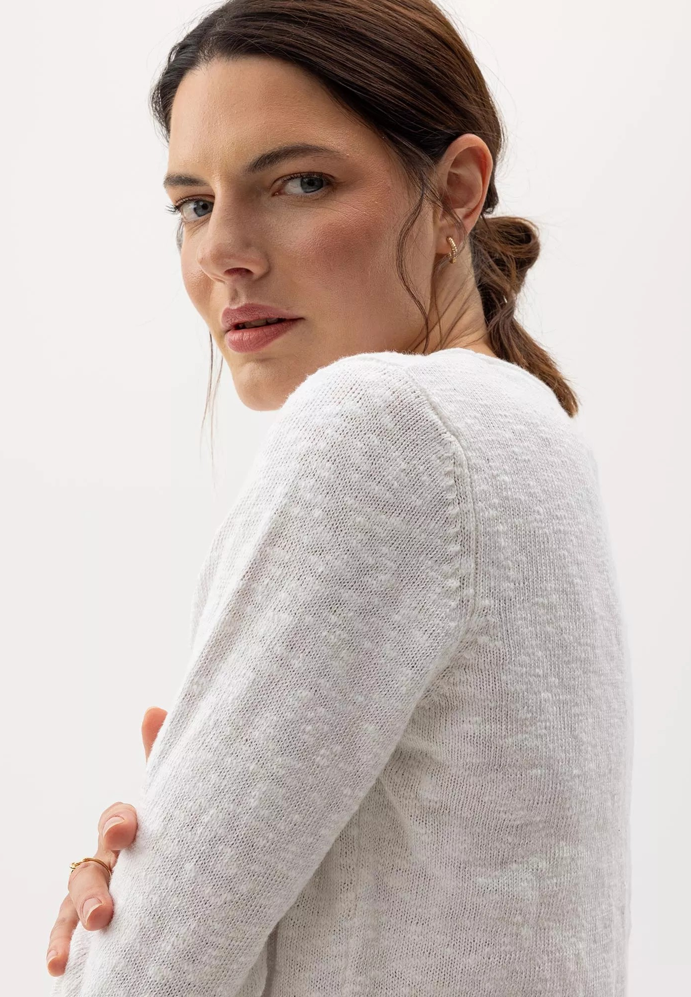 Juni Boatneck - White - Holebrook - 3