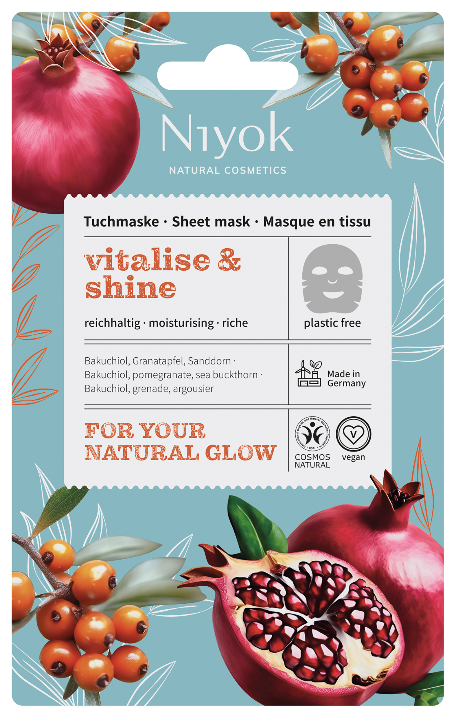 Niyok Rich Sheet Mask - Vitalise & Shine