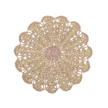 Tablett blomma rosa/lin