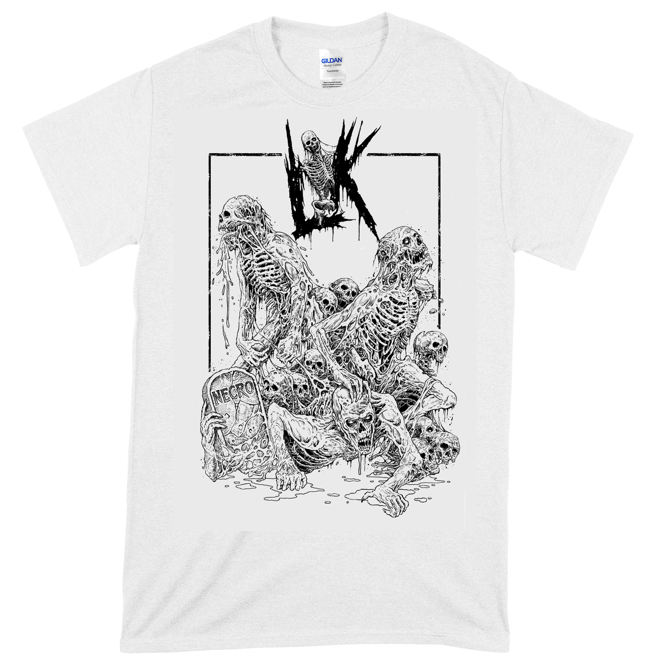 LIK - Necropile VIT T-shirt