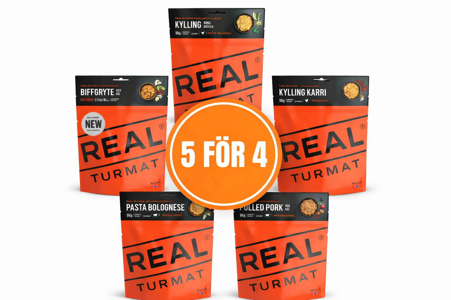 Real Turmat | 5 favoriter | Få en på köpet
