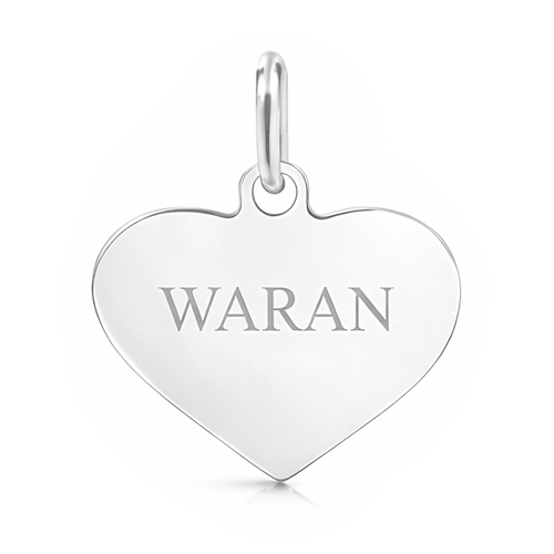 Waran Heart Jewelry Small Sterling Silver