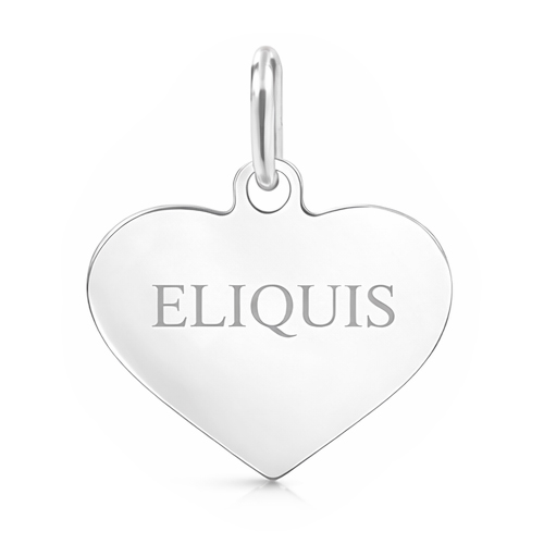 Eliquish sydän korut pieni Sterling Silver