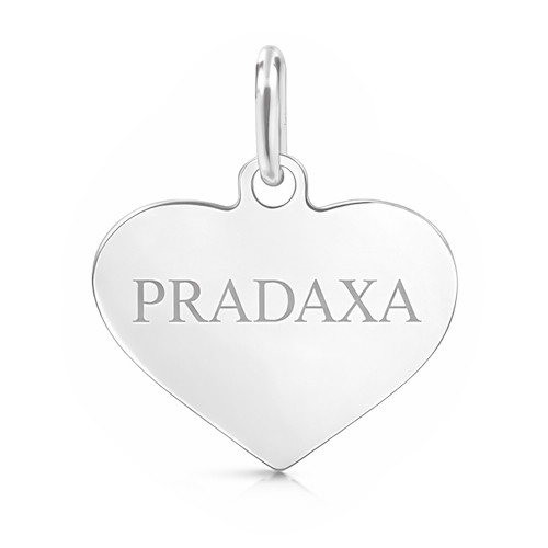 Pradaxa sydän korut pieni Sterling Silver