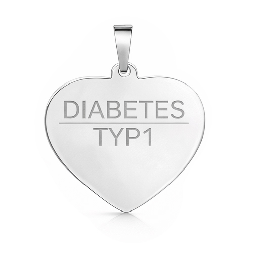 Diabetes Heart Korut Suuri Sterling Silver
