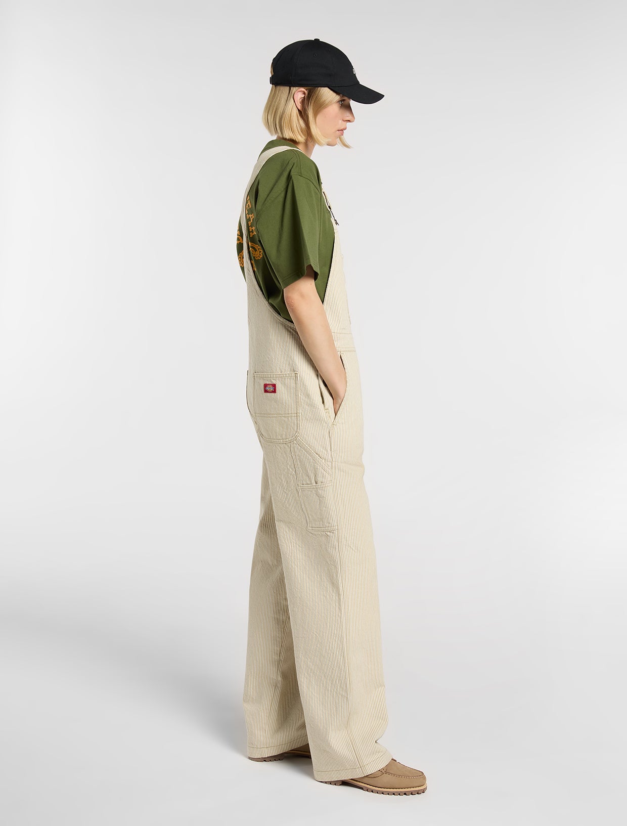 Bib overall / hängslebyxa Dickies  hickory stripe - 3