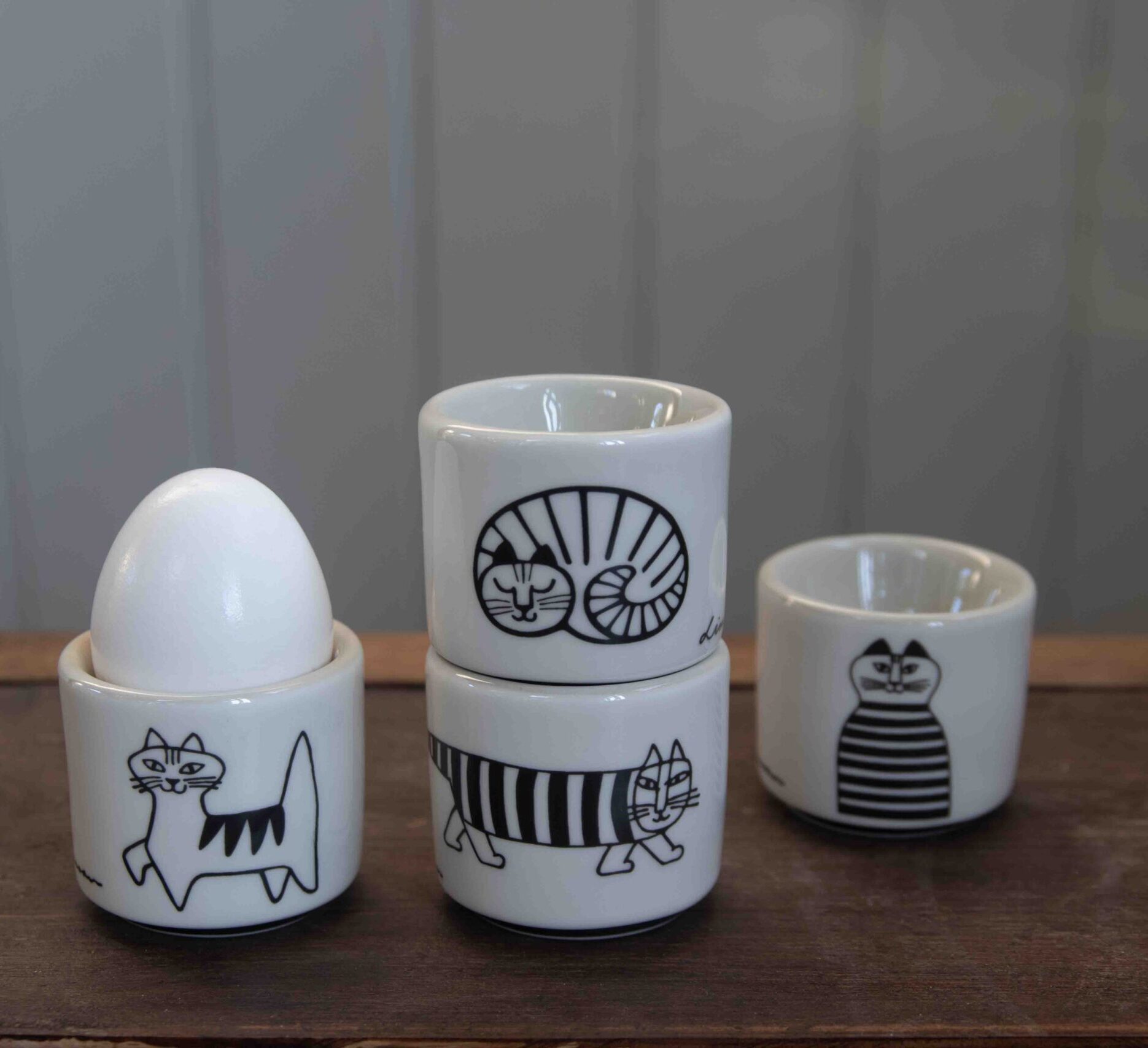 Egg cup 4-pack Lisa Larson Cats - 2