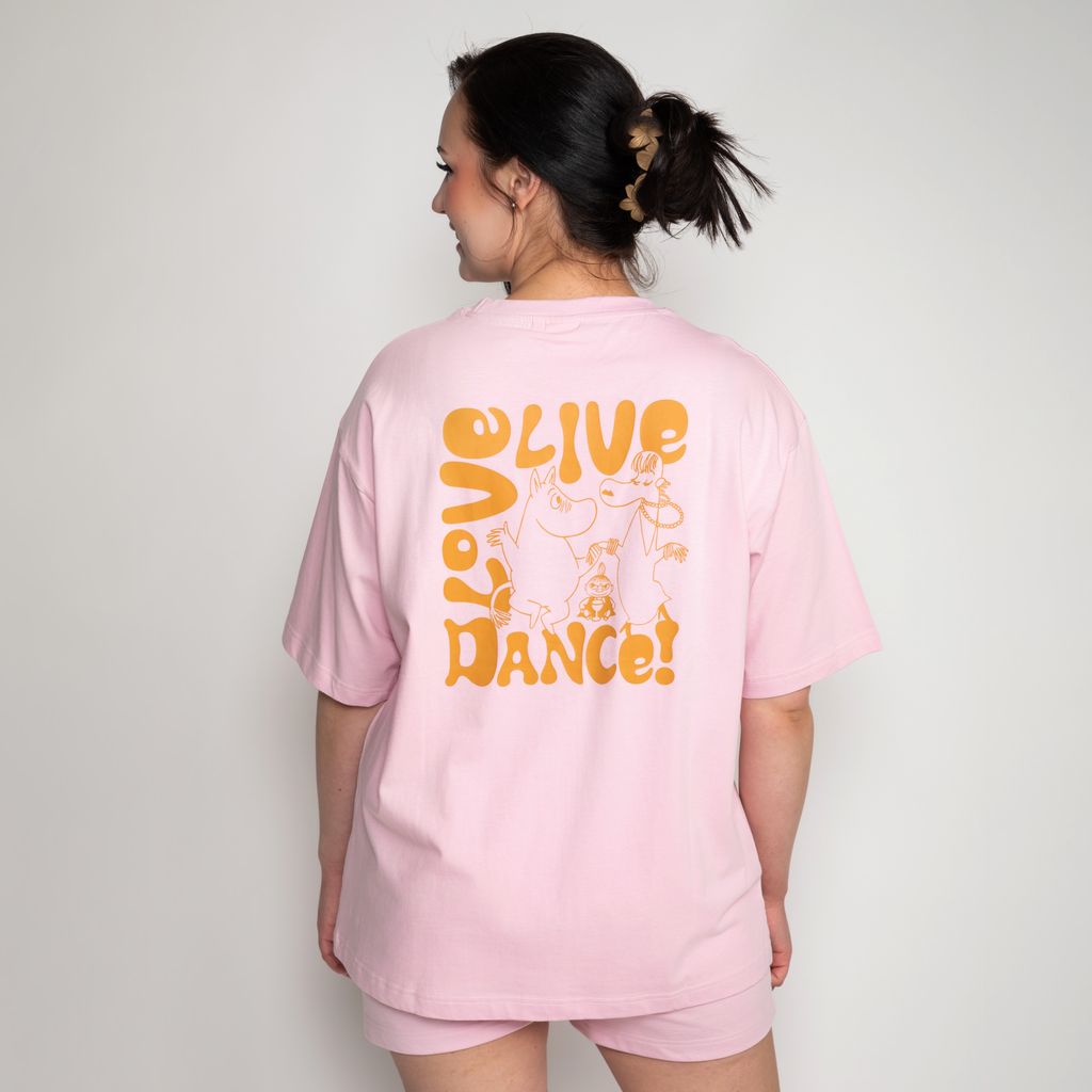 Moomin Women's T-shirt - Dance Pink - 2
