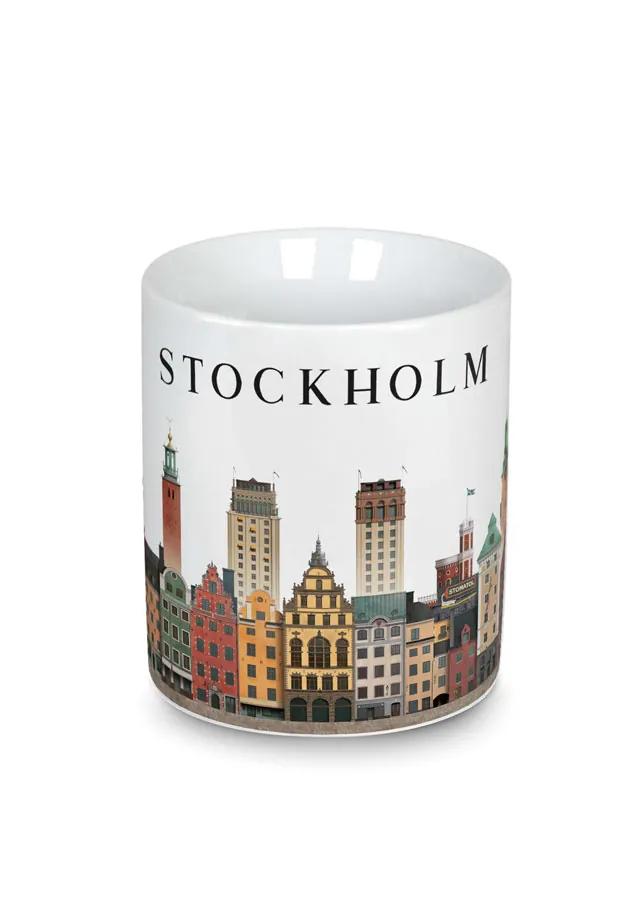 Porslinsmugg Stockholm - Martin Schwartz