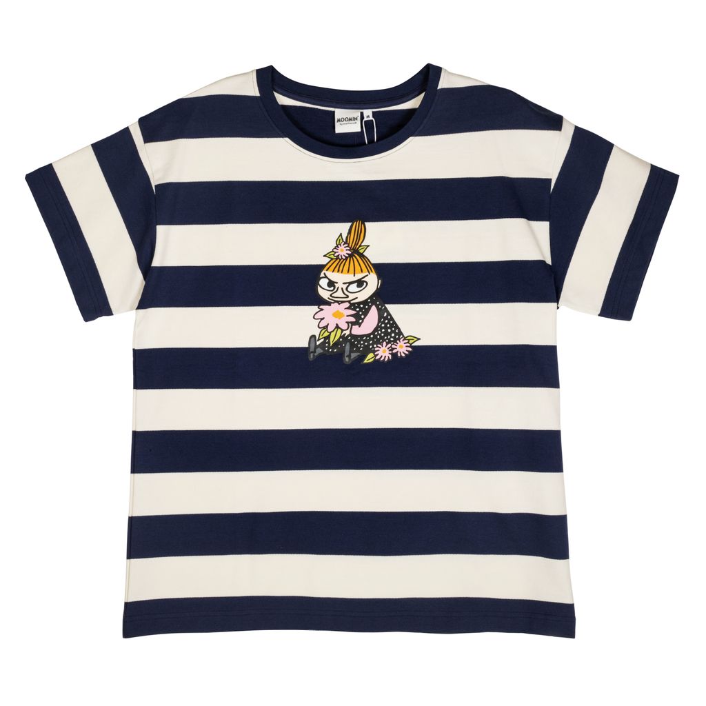 Mumin Dam T-shirt - Lilla My Rand mörkblå