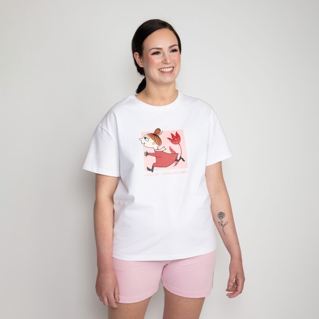 Mumin Dam T-shirt - Rush naturvit - 3