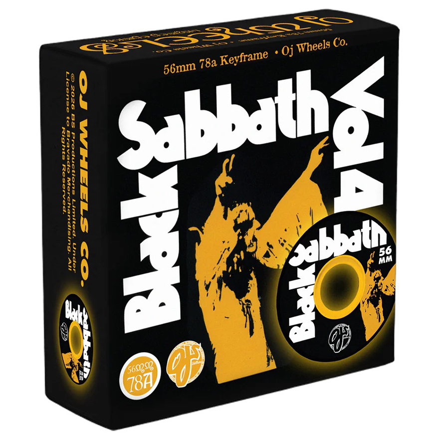 OJ Wheels Skateboardhjul - Black Sabbath Vol 4 78A 56mm