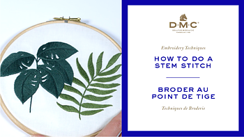 Stjälkstygn - Stem stitch