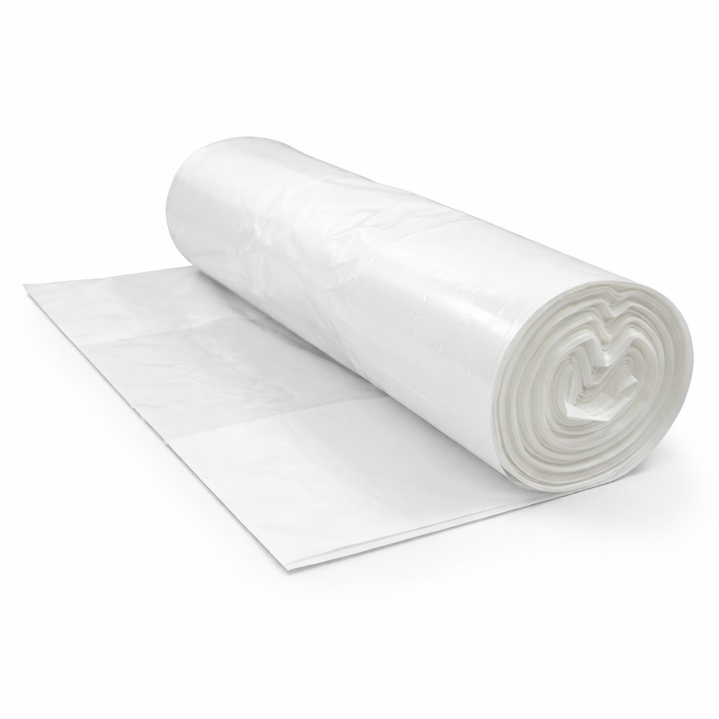 Papperskorgspåse LDPE 30L 30my vit 50/rl
