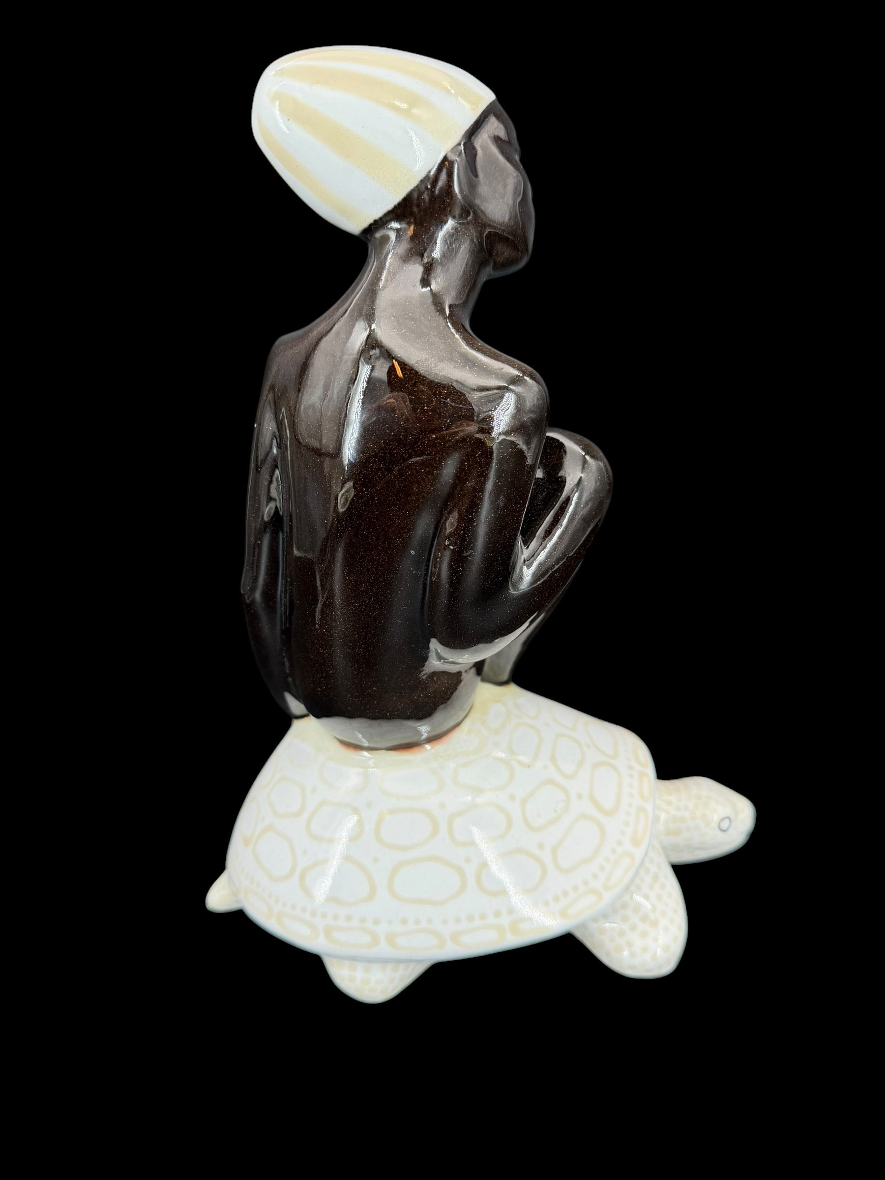 Upsala Ekeby UE " Boy on turtle " Mari Simmulson - 3
