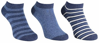 3-Pack Millers Sneakers, Blåmix