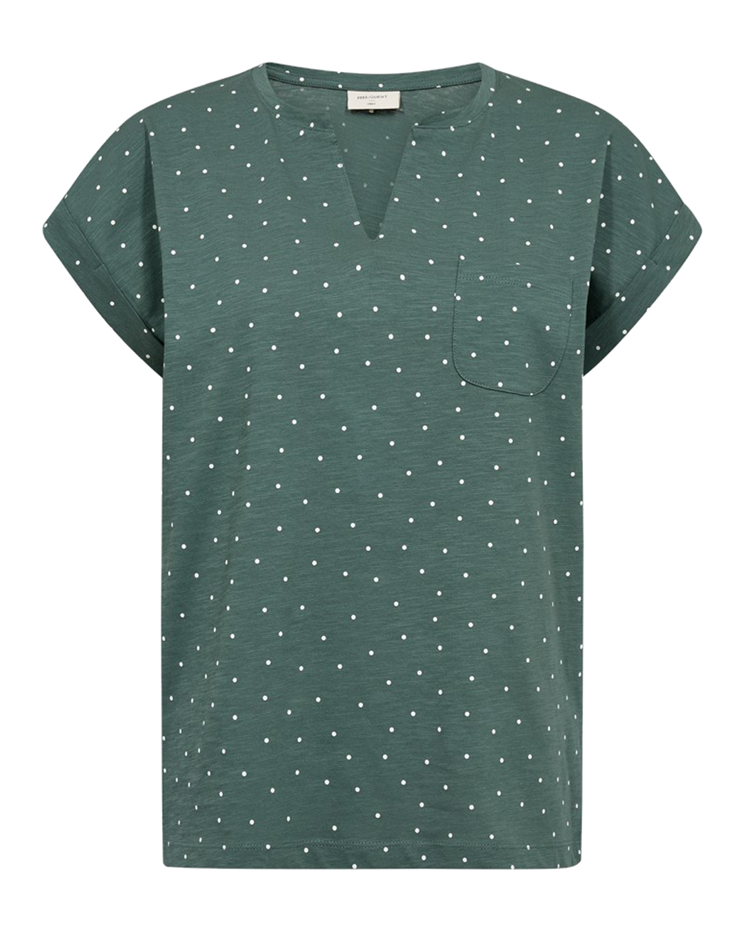 Topp Viva prickig mörkgrön/offwhite