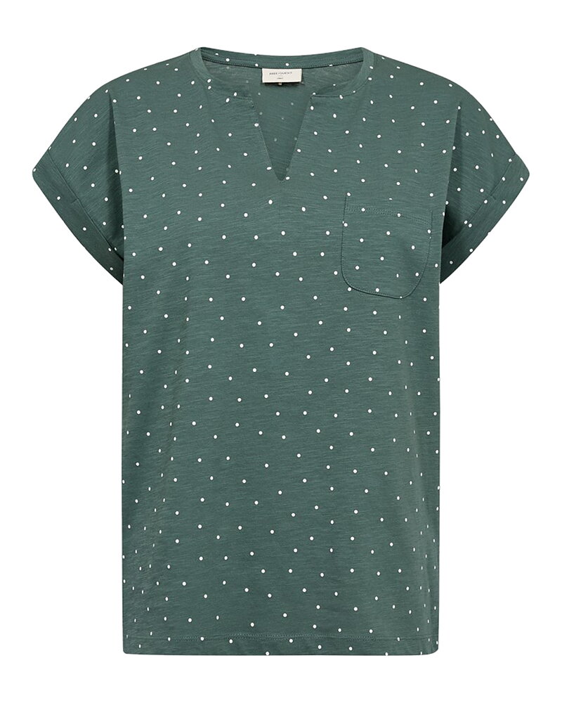 Topp Viva prickig mörkgrön/offwhite