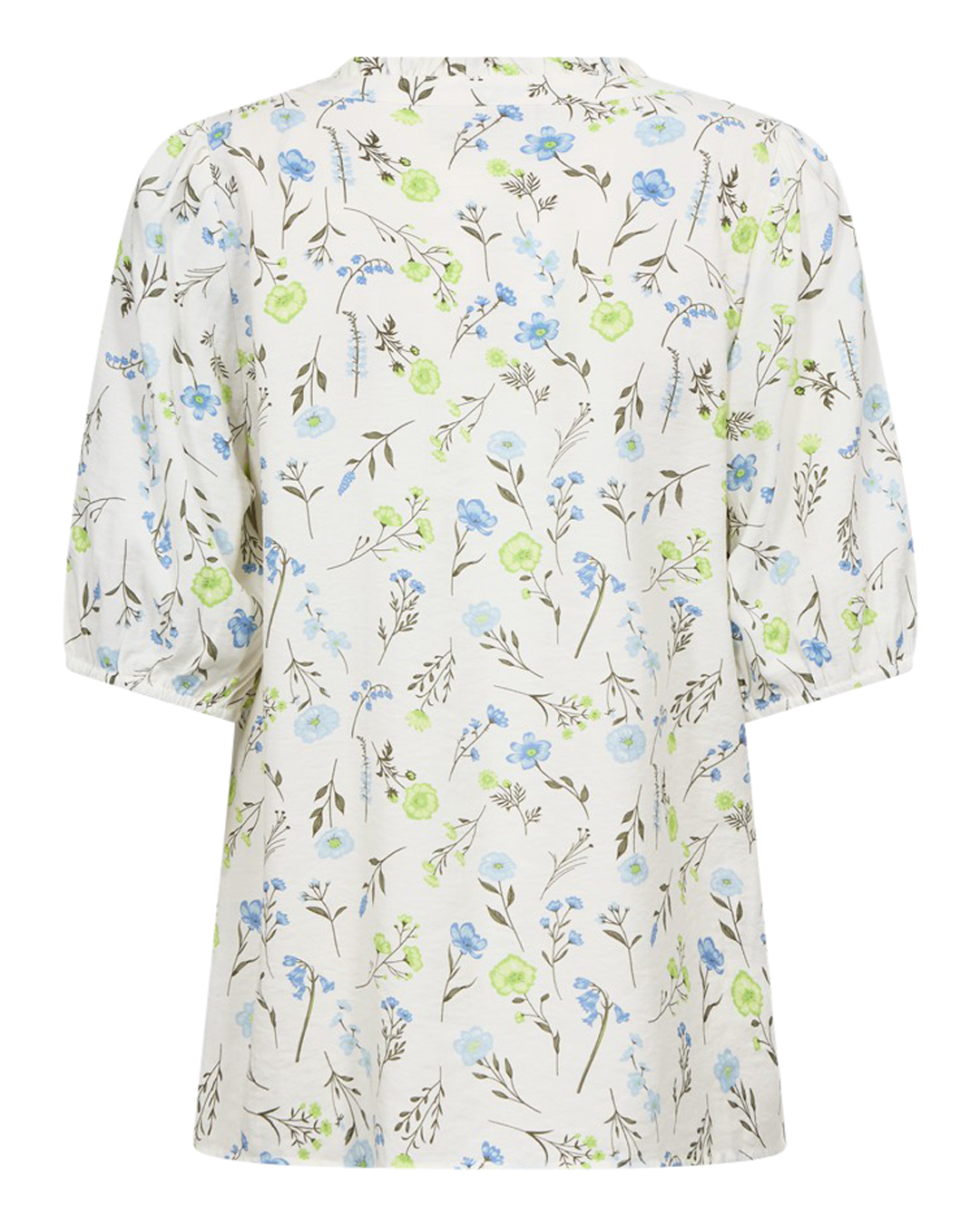 Blus Molli småblommig grön/blå - 2