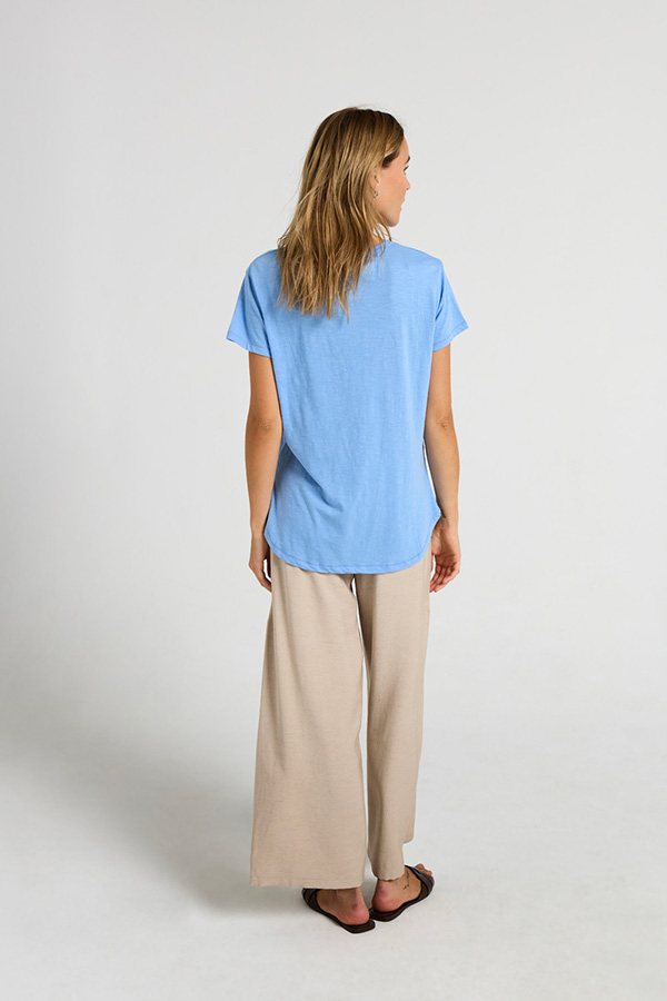 Costamani - Basic S/S Tee Blue - 3