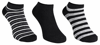3-Pack Millers Sneakers, Svartmix
