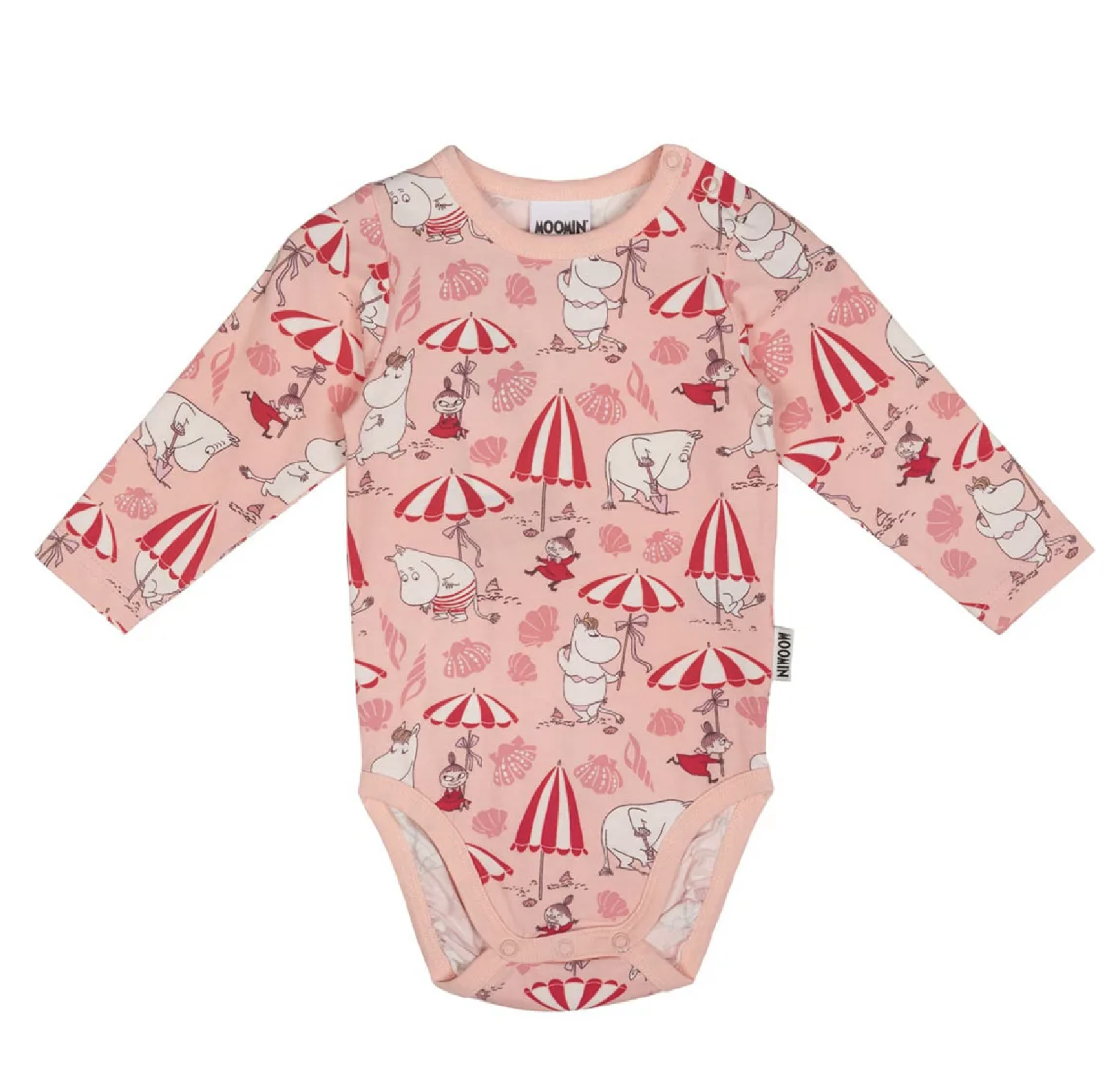 Moomin Baby Body - Shell beach coral