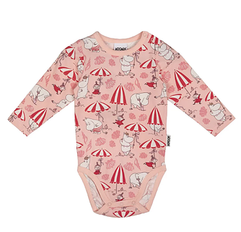 Moomin Baby Body - Shell beach coral