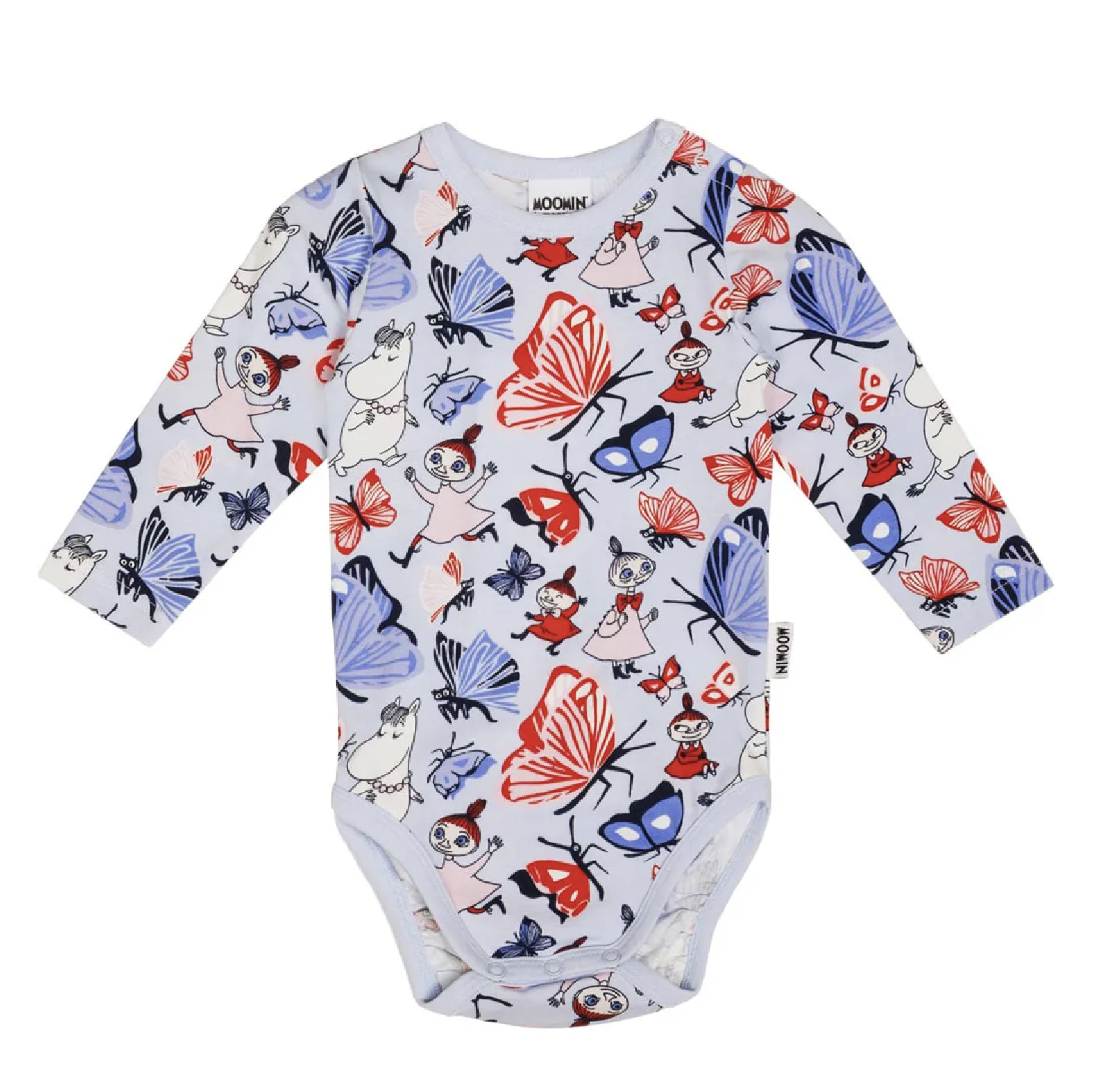 Moomin Baby Body - Butterfly Park light blue