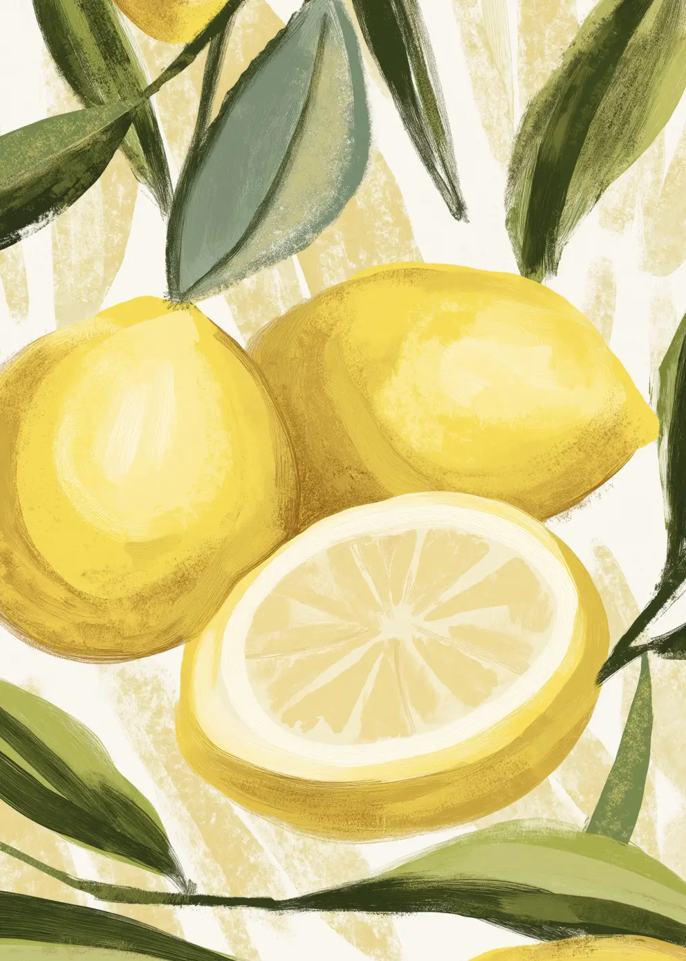 Leinwandbild - Lemon Branch