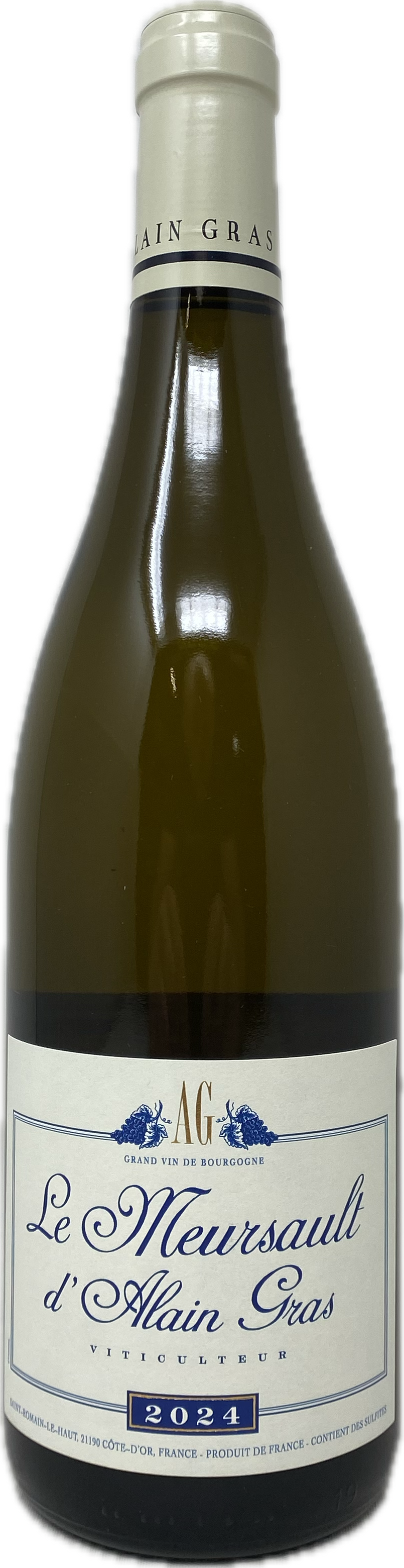 2024 MEURSAULT LES TILLETS ALAIN GRAS, 75 cl