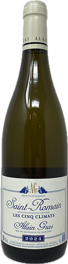 2024 SAINT ROMAIN VIT LES CINQ CLIMATS ALAIN GRAS, 75 cl